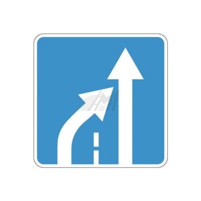 купить дорожный знак 5.15.5д, 5.15.6д Конец полосы в Кызыле